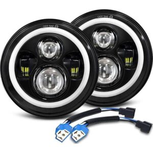 Colight 2PCS 7 Inch LED Headlights Round